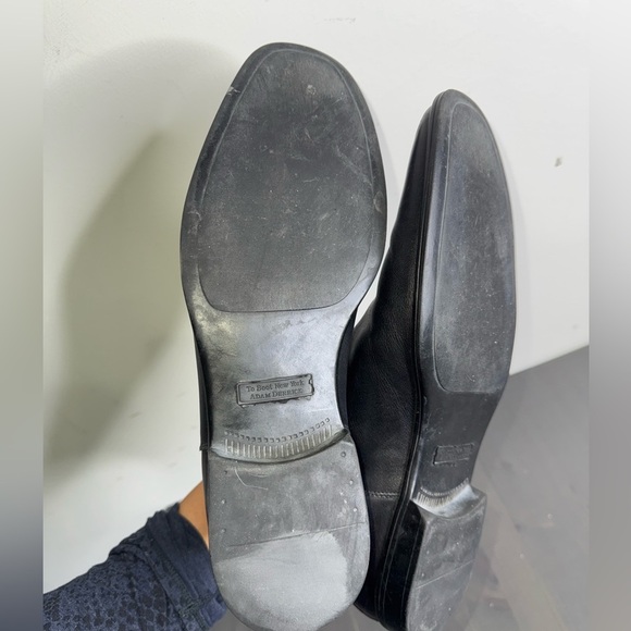 Men’s To Boot New York Adam Derrick Belvedere Black Leather Ankle Boots - Picture 8 of 8